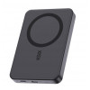Ksix Powerbank Magslim 10000 mAh magnetinis 15W USB-C PD 20W skaitmeninis ekranas juodas