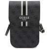 Guess 4G Stripe telefono rankinė, juoda