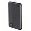 Ksix Magslim 5000 mAh magnetinė išorinė baterija, USB-C PD 20W, su skaitmeniniu ekranu, juoda