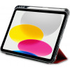 OtterBox React Series itin plonas atlenkiamas dėklas Apple iPad 10.9 inch (10-oji karta) - juodas/raudonas