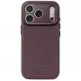 Decoded Leather Backcover – odinis dėklas iPhone 18 Pro / 17 Pro su MagSafe (šokoladinis rudas)