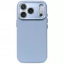 Decoded Leather Backcover – odinis dėklas iPhone 18 Pro / 17 Pro su MagSafe (žydra)