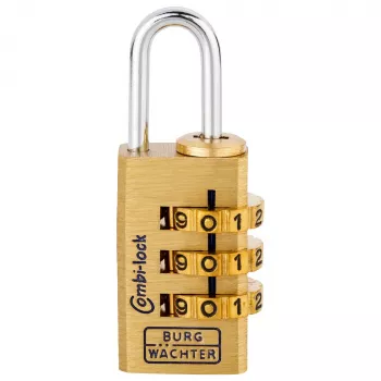 Burg-Wächter Combi-Lock 80 15M kodinė pakabinama spyna, auksinė