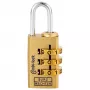 Burg-Wächter Combi-Lock 80 15M kodinė pakabinama spyna, auksinė