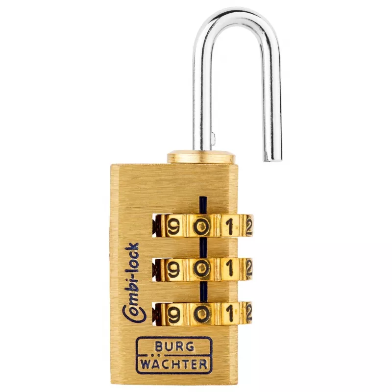 Burg-Wächter Combi-Lock 80 15M kodinė pakabinama spyna, auksinė