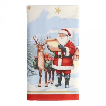 PAPSTAR staltiesė Dear Santa 37224 balta 120,0 x 180,0 cm