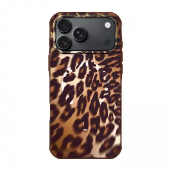 Laut Huex Wave dėklas, skirtas iPhone 18 Pro / 17 Pro, MagSafe, Mocha Leopard