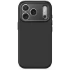 Decoded AntiMicrobial Silicone Backcover dėklas, skirtas iPhone 18 Pro / 17 Pro, MagSafe, Carbon Black