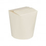 STARPAK To Go užkandžių dėžutės, 550 ml, baltos