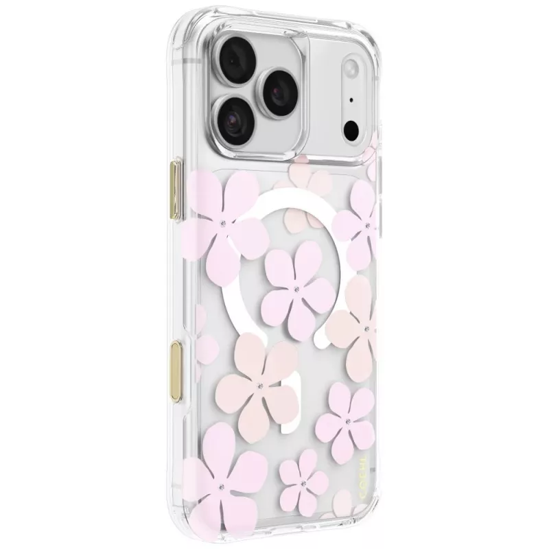 UNIQ Coehl Mila dėklas iPhone 18 Pro Max / 17 Pro Max, magnetinis įkrovimas, rožinis