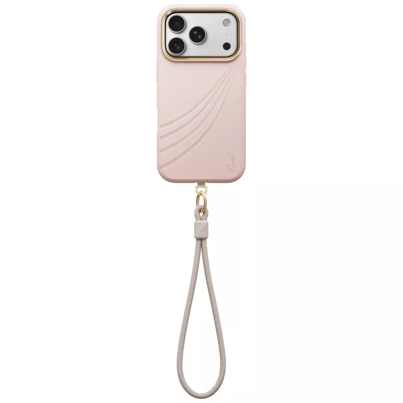 UNIQ Coehl Serina dėklas iPhone 18 Pro / 17 Pro, magnetinis įkrovimas, rožinis