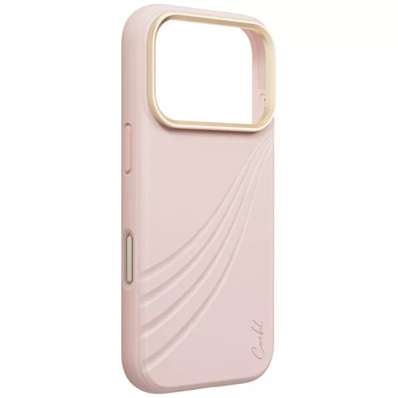 UNIQ Coehl Serina dėklas iPhone 18 Pro / 17 Pro, magnetinis įkrovimas, rožinis