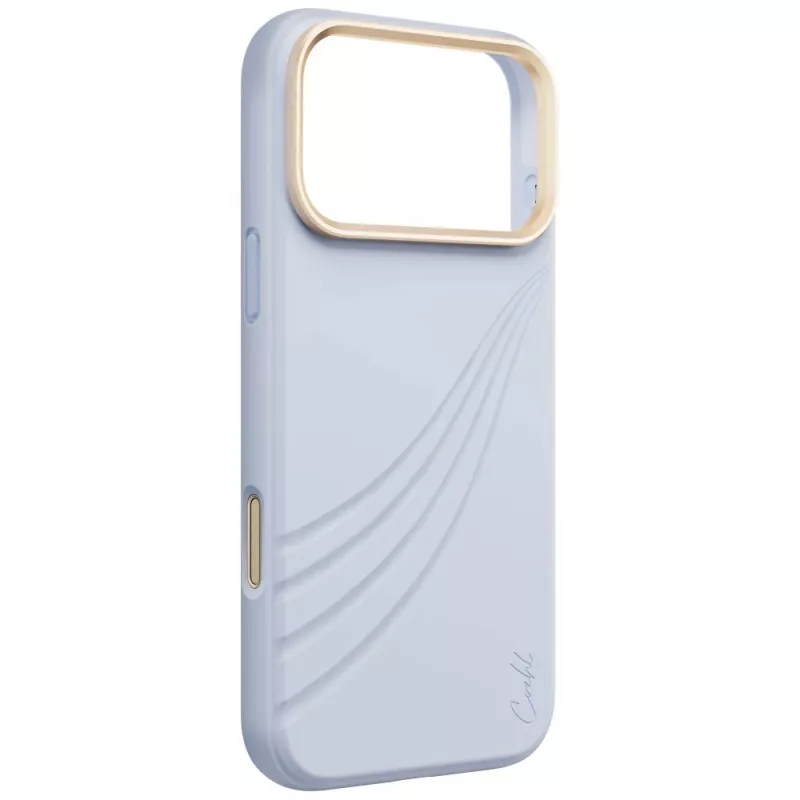 UNIQ Coehl Serina dėklas iPhone 18 Pro Max / 17 Pro Max, magnetinis įkrovimas, mėlynas