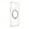 Evelatus Hybrid MagSafe dėklas su 360 metaliniu stovu, skirtas Apple iPhone 18 Pro Max, PC+TPU, permatomas