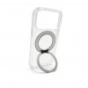 Evelatus Hybrid MagSafe dėklas su 360 metaliniu stovu, skirtas Apple iPhone 18 Pro, PC+TPU, permatomas