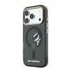 Karl Lagerfeld HC MagSafe IML Peekaboo Print & Metal Frame dėklas, skirtas Apple iPhone 18 Pro Max, juodas