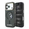 Karl Lagerfeld HC MagSafe IML Peekaboo Print & Metal Frame dėklas, skirtas Apple iPhone 18 Pro Max, juodas