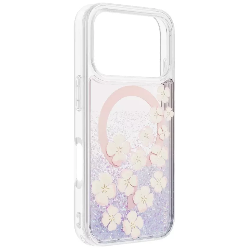 UNIQ Coehl Isla dėklas iPhone 18 Pro / 17 Pro su magnetiniu įkrovimu, rožinis