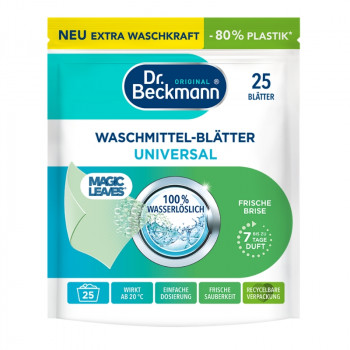 Dr.Beckmann Magic Leaves Spring Fresh skalbimo priemonės lakštai, 25 vnt.