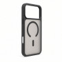 Evelatus Apple iPhone 18 Pro Max Silver-Shield Skin Feel 2-in-1 MagSafe dėklas, matinis dūmų pilkas