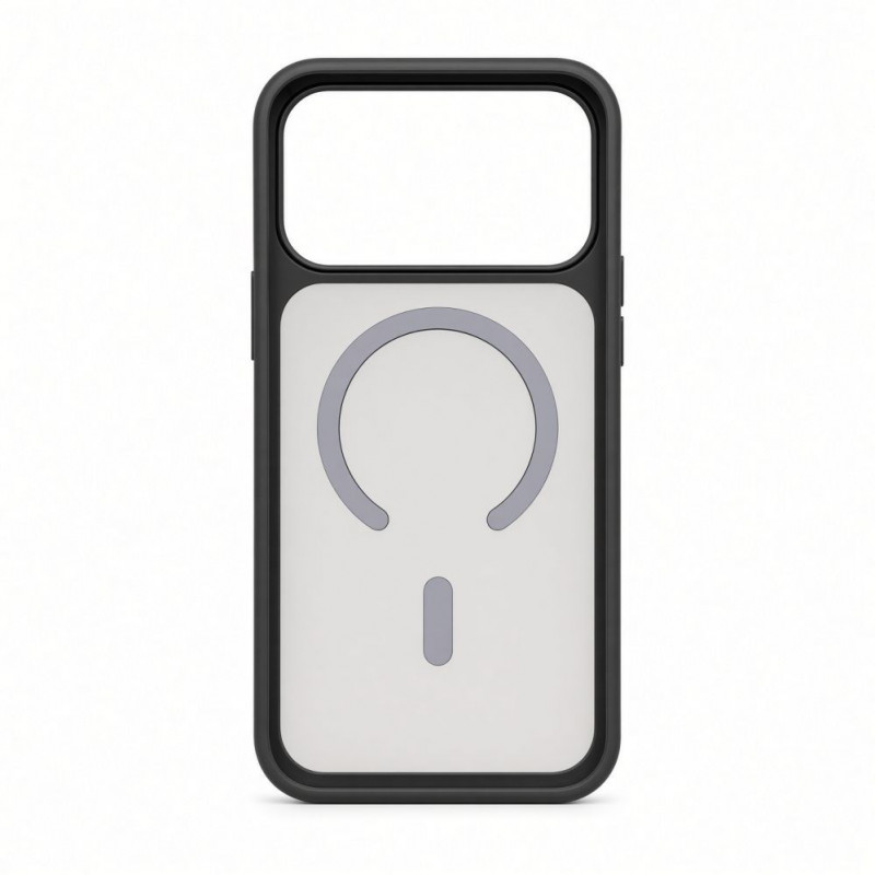 Evelatus Apple iPhone 18 Pro Max Silver-Shield Skin Feel 2-in-1 MagSafe dėklas, matinis dūmų pilkas
