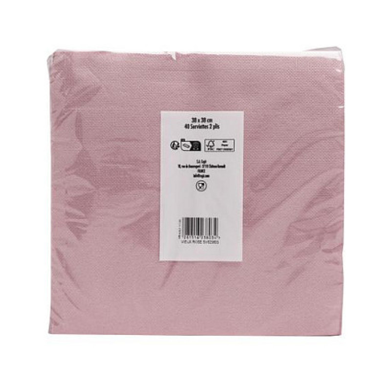 PROnappe servetėlės 38.0 x 38.0 cm senos rožės