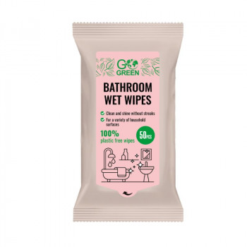 Gogreen šlapios servetėlės vonios kambariui, 50 vnt.