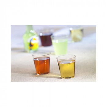 STARPAK vienkartiniai stikliukai 3,7 cm, 2 cl, skaidrūs