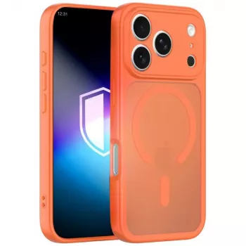 3mk Misty MagCase dėklas Apple iPhone 17 Pro / 18 Pro, oranžinis (3M009487)