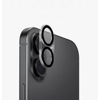 UNIQ Optix Clearshield Frameguard fotoaparato objektyvo apsauginis stiklas iPhone 17, skaidrus, su aplikatoriumi