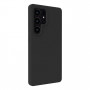 Evelatus Samsung Galaxy S23 Ultra Premium magnetinis švelnaus prisilietimo silikoninis dėklas, juodas