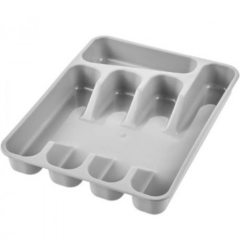 Keeeper Pablo stalo įrankių dėklas, 5 dalių, 33,5x26,5x5 cm, pilkas