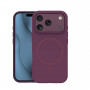 TFO Silicone Thin Mag dėklas, skirtas iPhone 17 Pro / iPhone 18 Pro 6.3 inch, tamsiai vyšninis