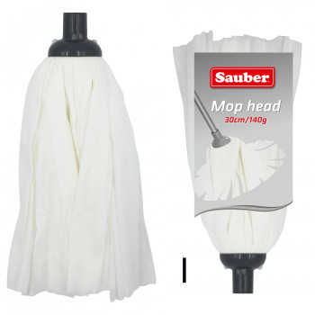 Sauber keičiama šluostės galvutė viskozė/poliesteris 140 g/30 cm