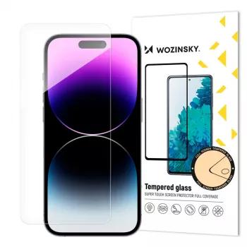 Wozinsky 9H ekrano apsauga, skirta Apple iPhone 15 Pro Max, skaidri