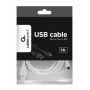 Gembird CCP-mUSB2-AMBM-6-W USB 2.0 A į Micro-USB B kabelis, 1,8 m, baltas