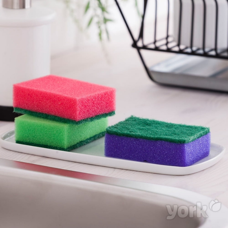 YORK MIDI indų plovimo kempinė, 10 vnt.