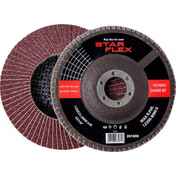 PSG Star Flex T29 lapelinis šlifavimo diskas plienui, 125 x 22 mm, grūdėtumas 60 (TLS1252260)