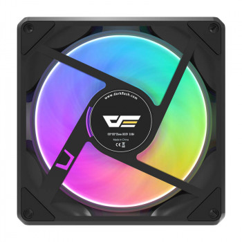 Darkflash Gauss G24 120 mm ARGB PWM korpuso ventiliatorius, juodas