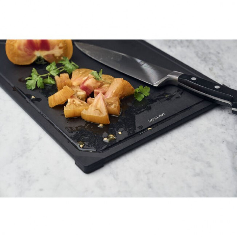 ZWILLING virtuvinė lenta iš medienos pluošto 42x30 cm, juoda