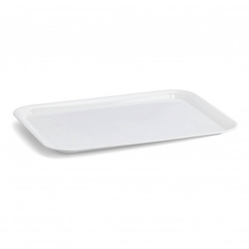 Zeller 26693 melamino padėklas, melaminas, baltas, 24 x 18 cm