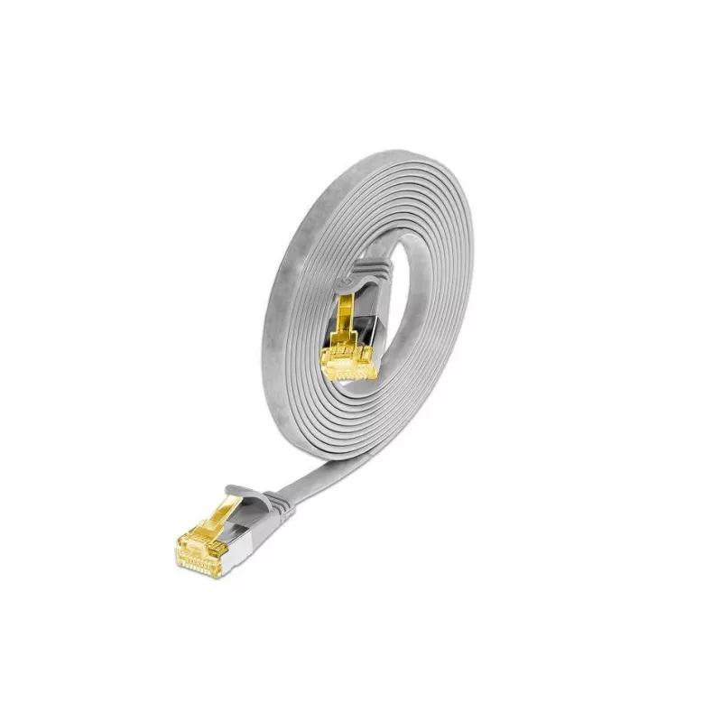 Wirewin Slim Cat6a U/FTP komutacinis kabelis RJ45, 0,5 m, pilkas
