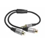 celexon Professional stereo jack – 2x RCA M/F garso adapteris