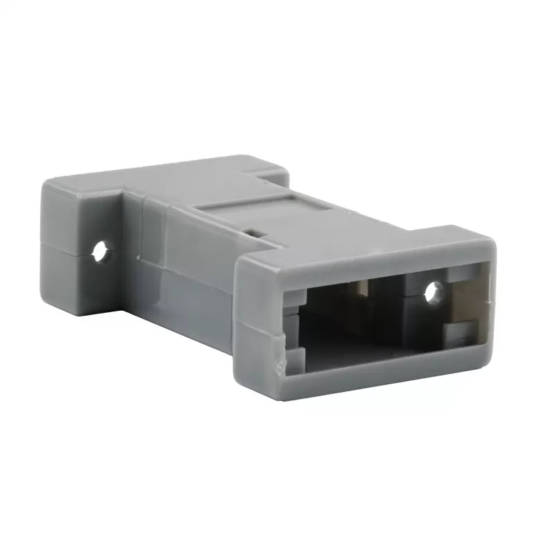 EFB Elektronik tuščias plastikinis korpusas 09-09-pin, pilkas