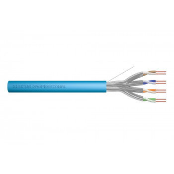 Digitus Cat6a U/FTP montavimo kabelis, 100 m, mėlynas, LSZH, simpleksinis