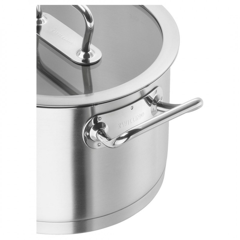 ZWILLING Pro apvalus 3.5 L sidabrinis puodas