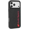 Audi R8 anglies pluošto MagSafe dėklas iPhone 18 Pro Max / 17 Pro Max, juodas