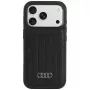 Audi sintetinės odos „MagSafe“ dėklas „iPhone 18 Pro“ / „17 Pro“, juodas