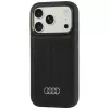 Audi sintetinės odos „MagSafe“ dėklas „iPhone 18 Pro“ / „17 Pro“, juodas