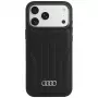 Audi sintetinės odos MagSafe dėklas iPhone 18 Pro Max / 17 Pro Max, juodas